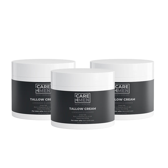 Tallow Cream Lemongrass & Lavender by Care4Men — 3-pack bundle