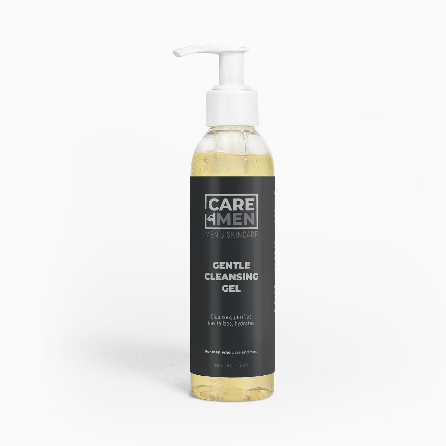 Gentle Cleansing Gel by Care4Men — front label