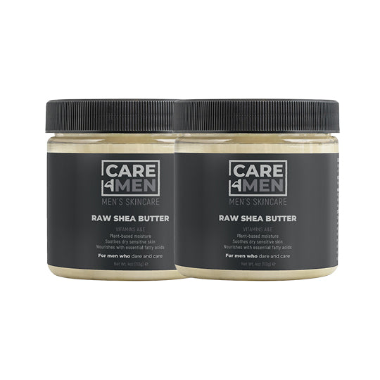 Raw Shea Butter by Care4Men — 2-pack bundle