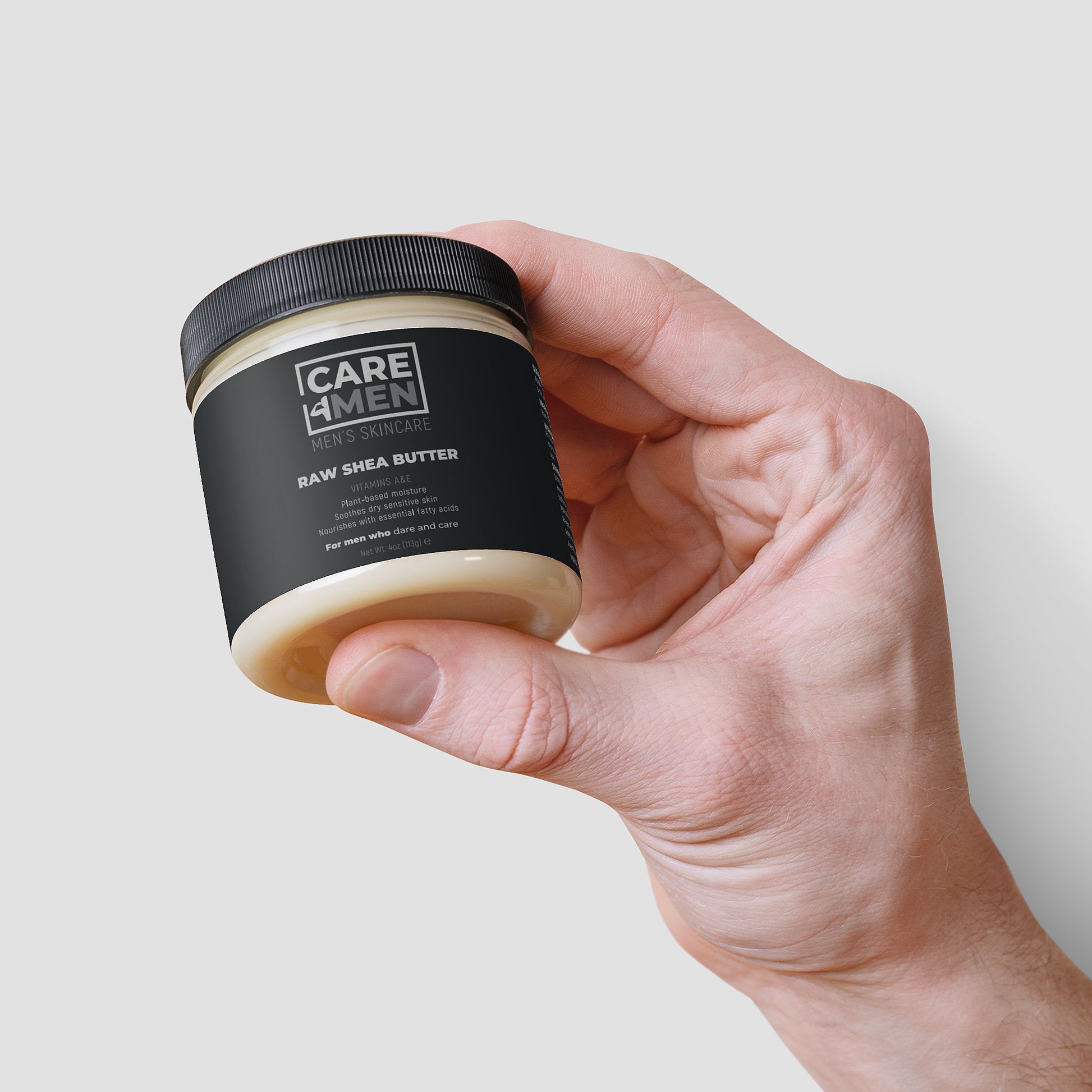 Raw Shea Butter by Care4Men — label view 3