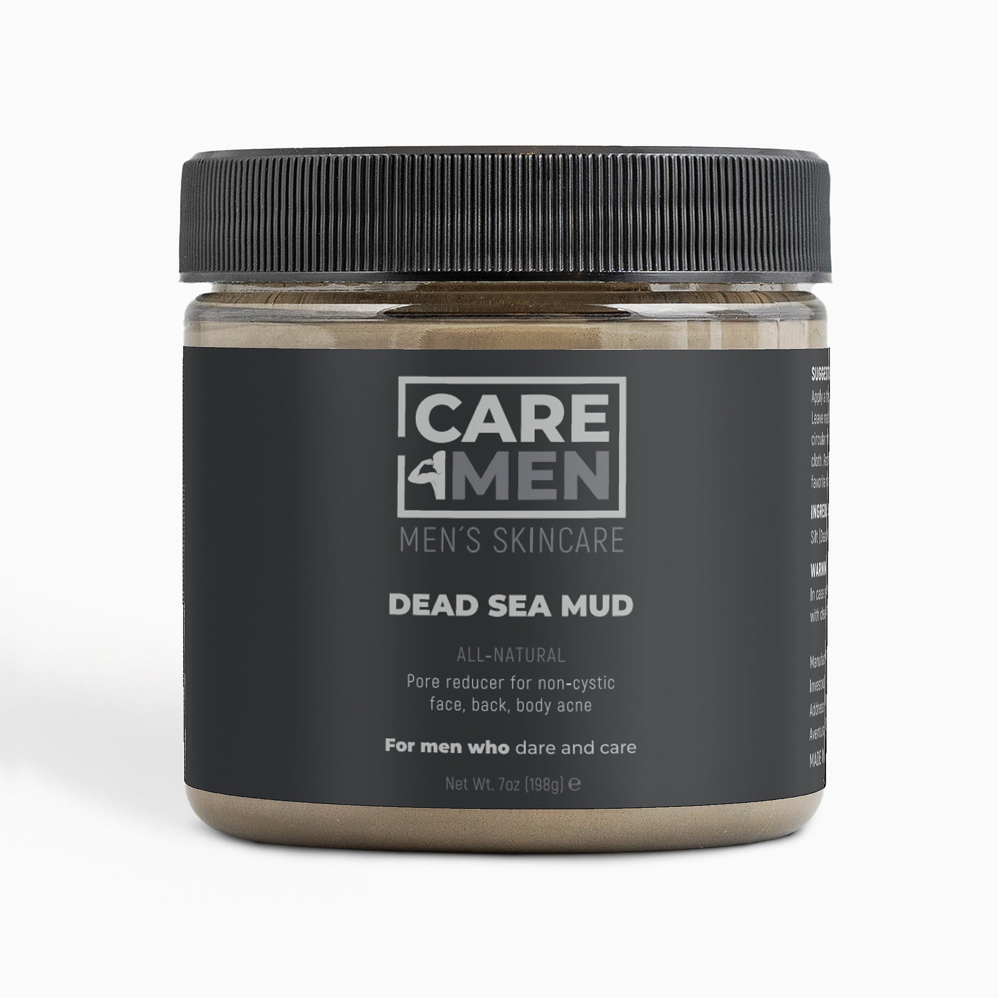 Dead Sea Mud by Care4Men — front label