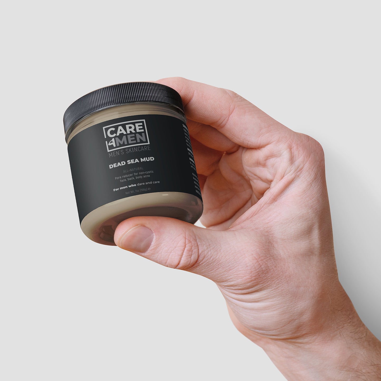 Dead Sea Mud by Care4Men — label view 3