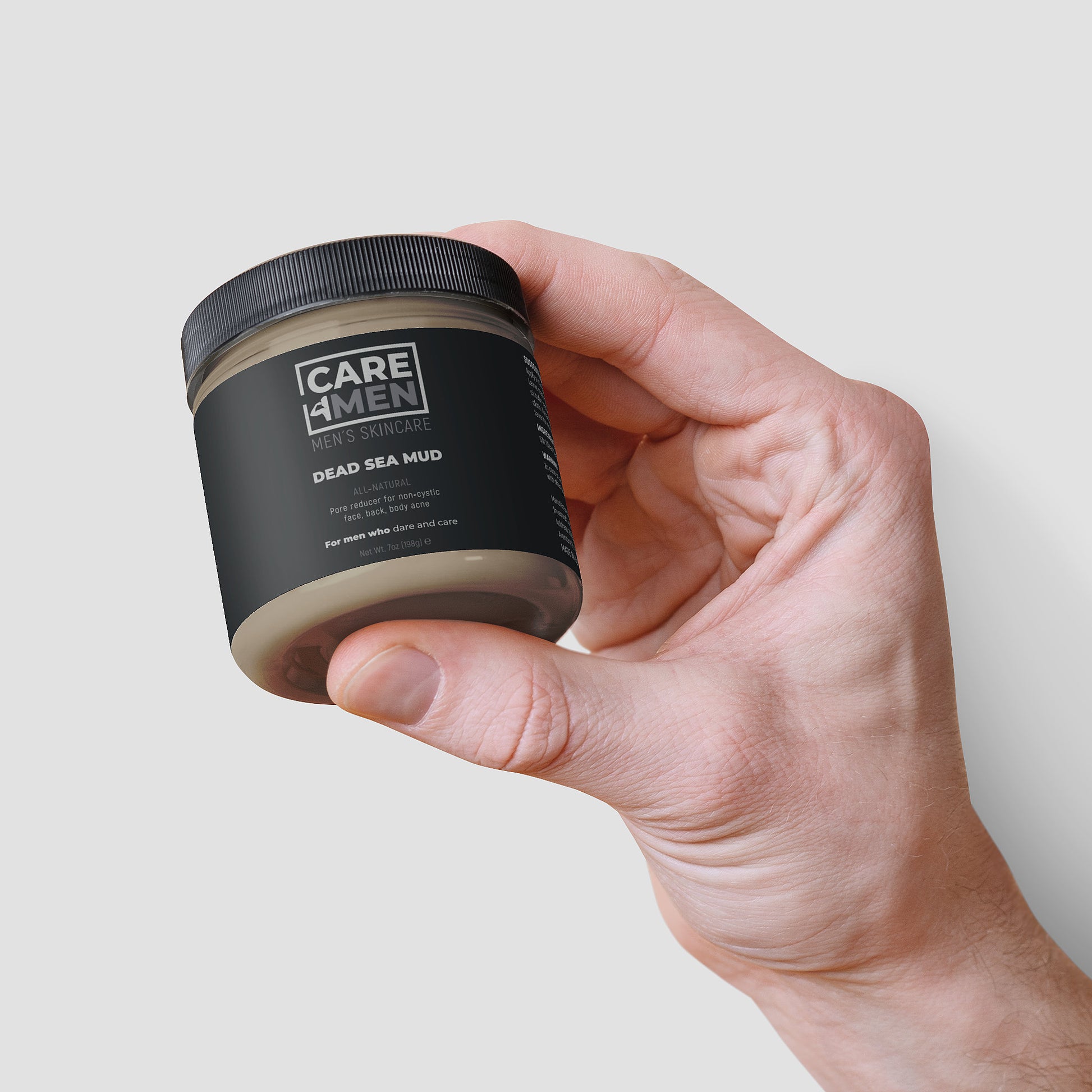 Dead Sea Mud by Care4Men — label view 3