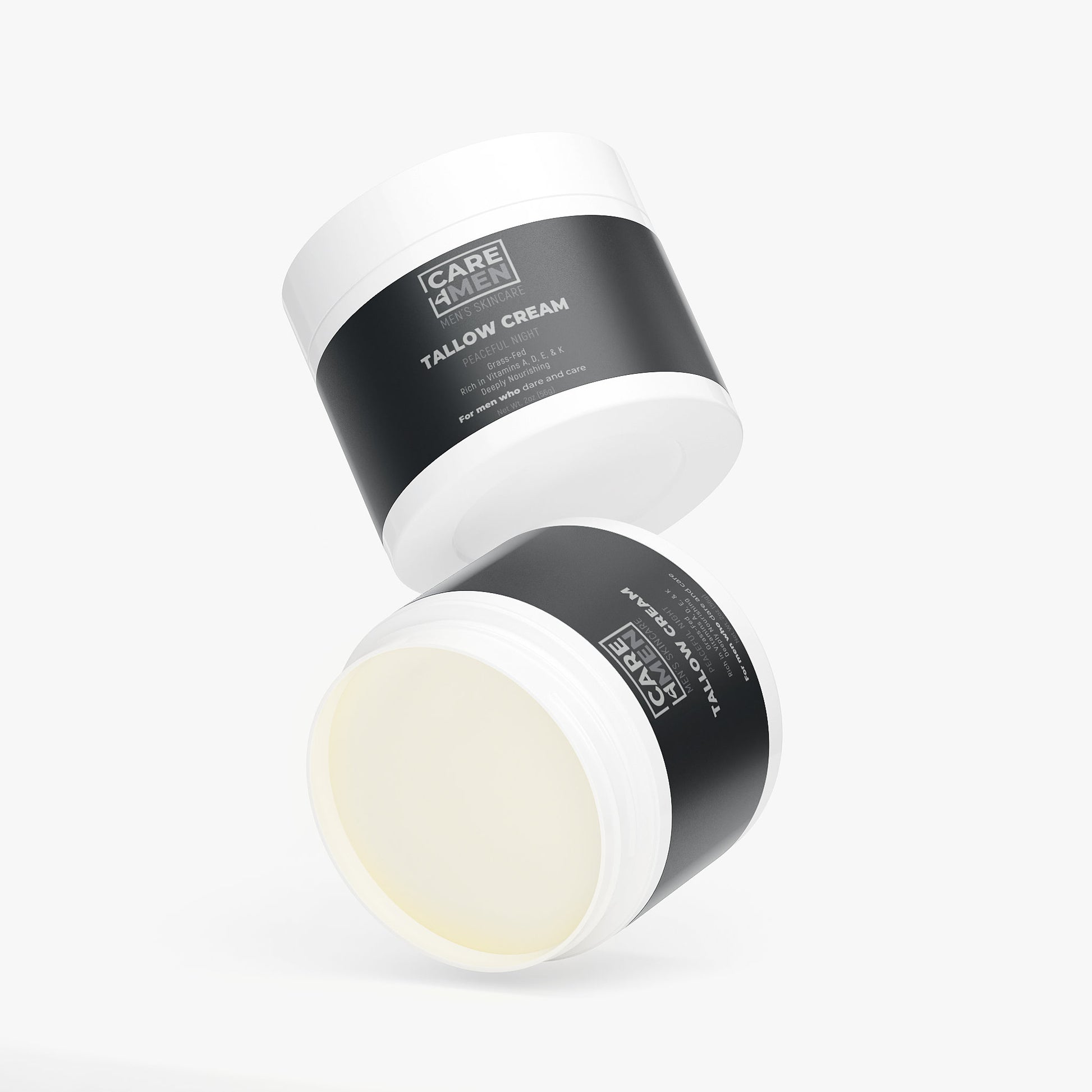 Tallow Cream Peaceful Night by Care4Men — label view 3