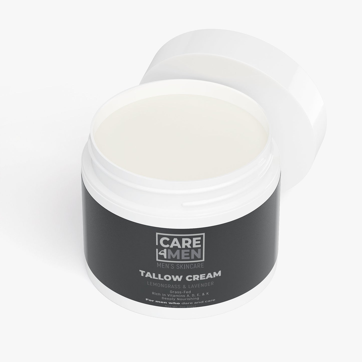 Tallow Cream Lemongrass & Lavender by Care4Men — label view 5