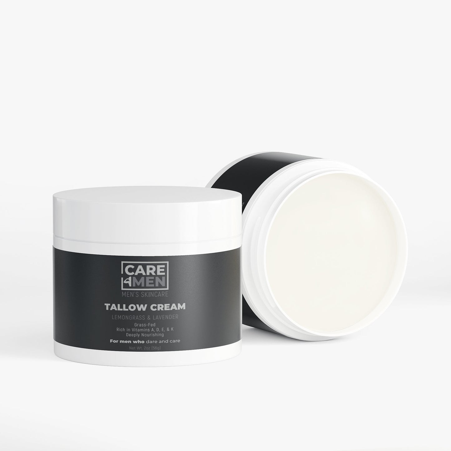 Tallow Cream Lemongrass & Lavender by Care4Men — label view 4